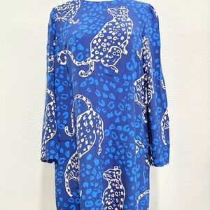 Lilly Pulitzer Vibrant Blue and Pink Dress